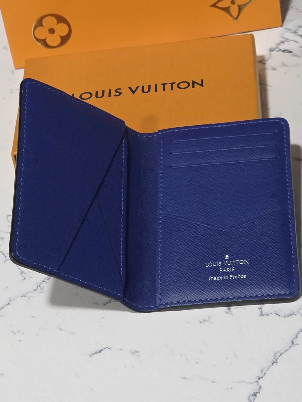 Louis Vuitton Cobal Taigarama Monogram Card Holder-GIFTABLE